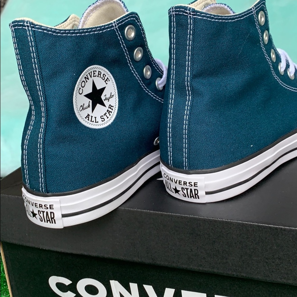CONVERSE CTAS HI MIDNIGHT TURQUOISE MEN’S - Picture 11 of 16